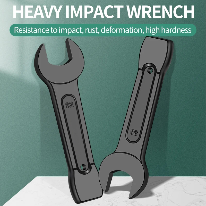 Heavy Equipment Driver - Heavy-duty Open-end Percussion Wrench Sturdy Removal
