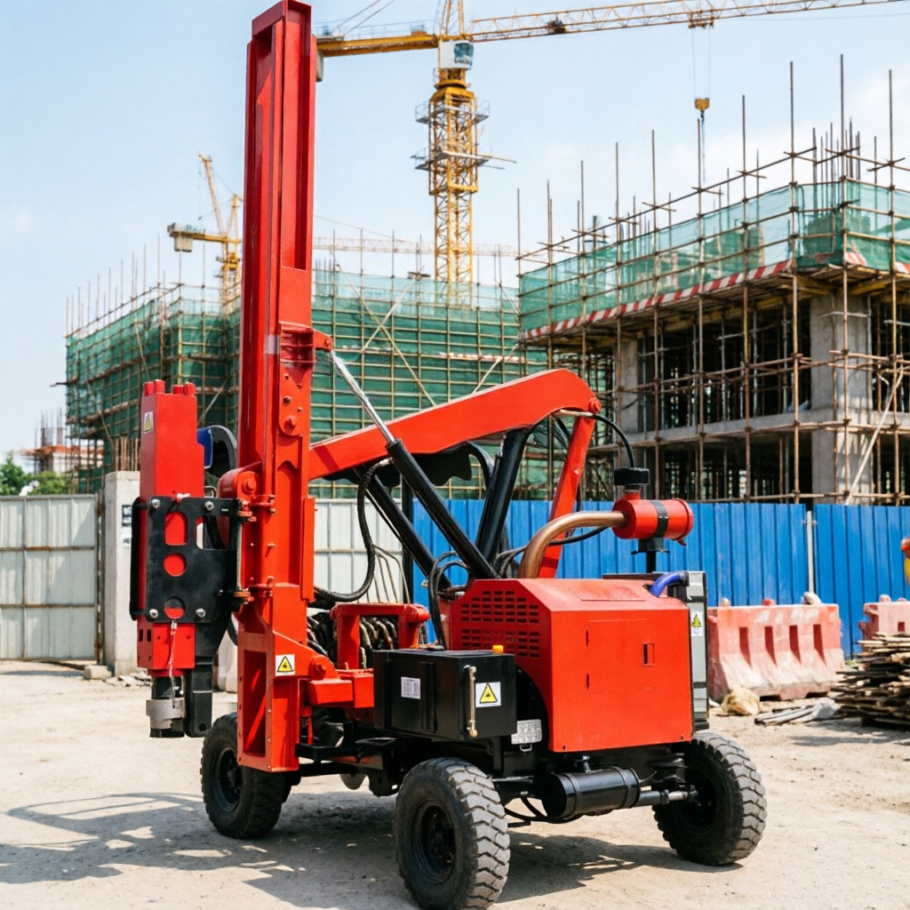 Heavy Equipment Driver - Heavy Duty Hydraulic Hammer Pile Driver
