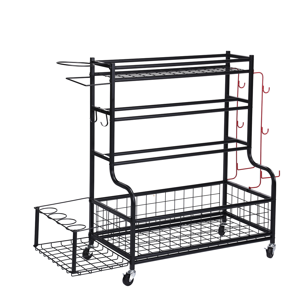 Heavy Equipment In Kitchen - Blacksmith 4 Tier Storage Rack Carbon