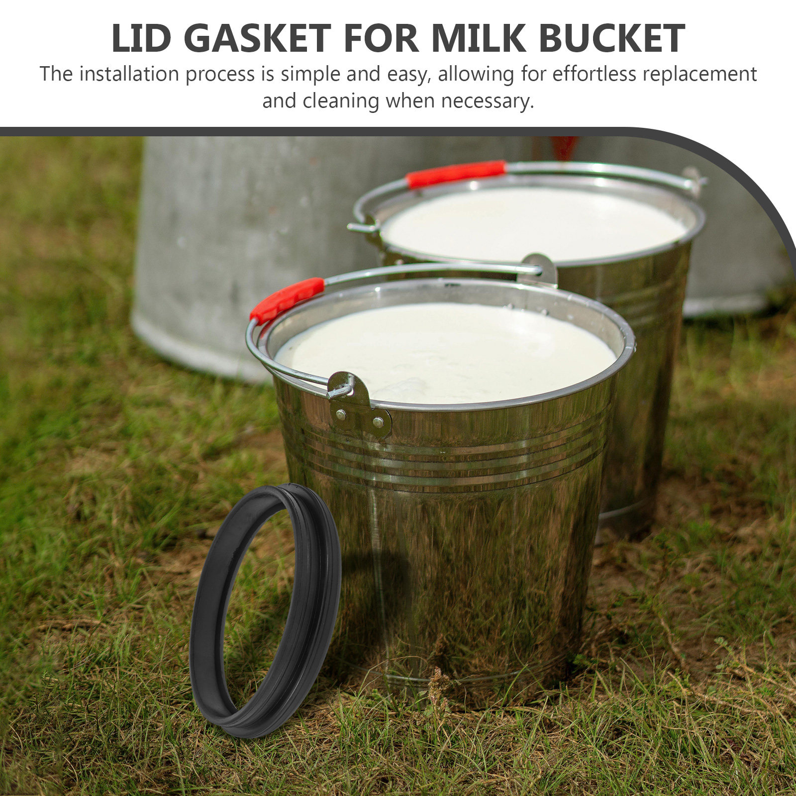 Milk Bucket Lid Seal Ring Repl - Heavy Equipment With Bucket のレビューと価格