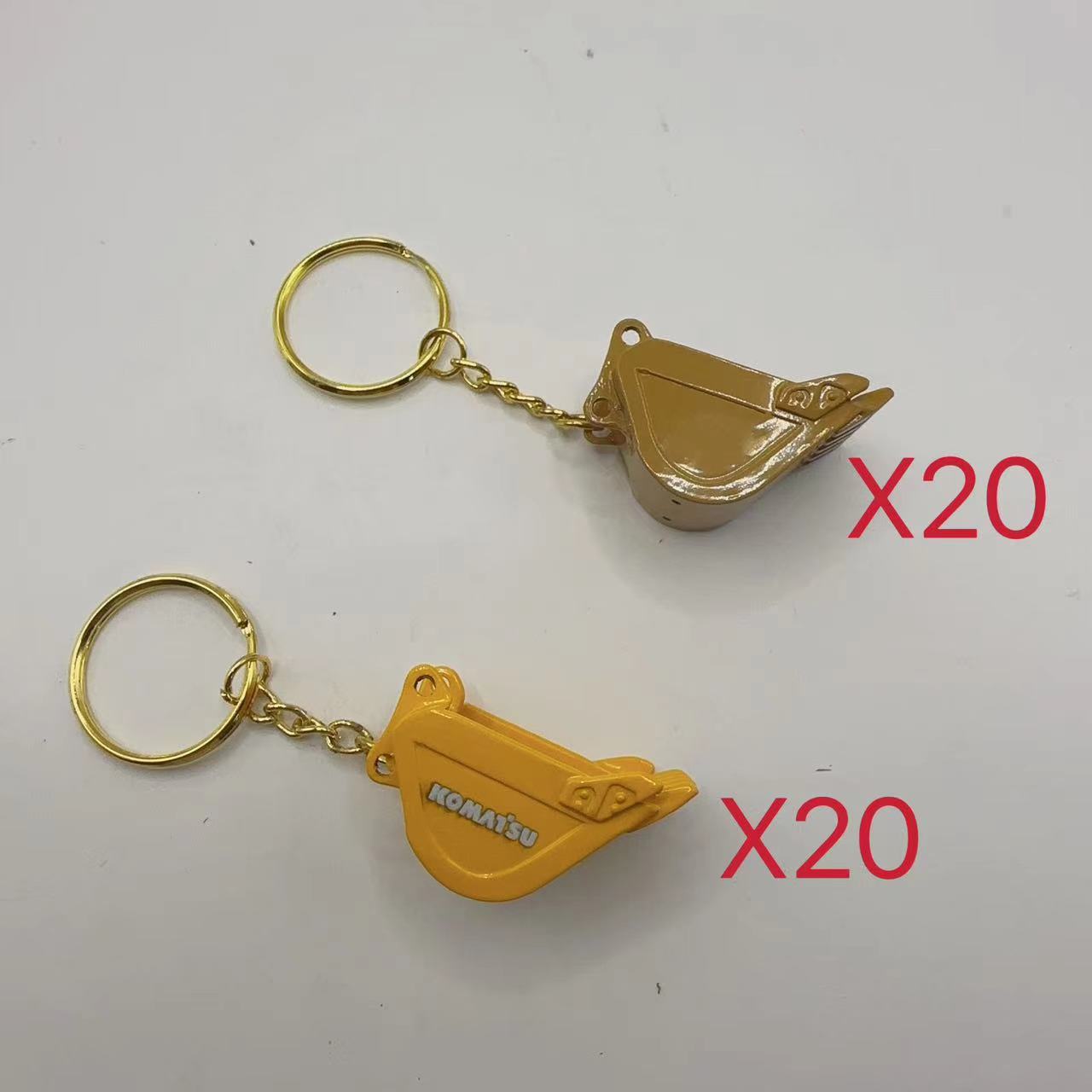 40PCS Excavator pendant key ch - Heavy Equipment Keychain のレビューと価格