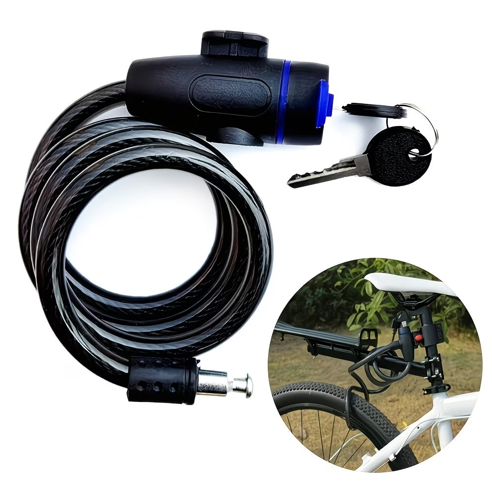 Bicycle Lock Cable, Bicycle Ke - Heavy Equipment Keychain のレビューと価格