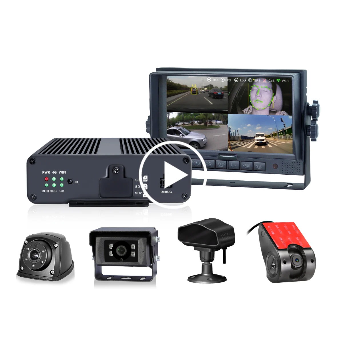 STONKAM 4 Channel Mobile Dvr A - Heavy Equipment Driver のレビューと価格