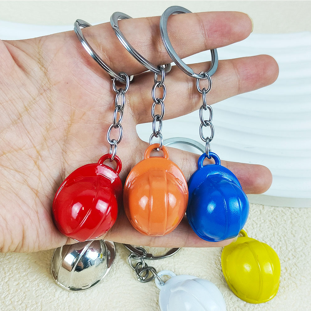 Creative Hard Hat Keychain Min - Heavy Equipment Keychain のレビューと価格