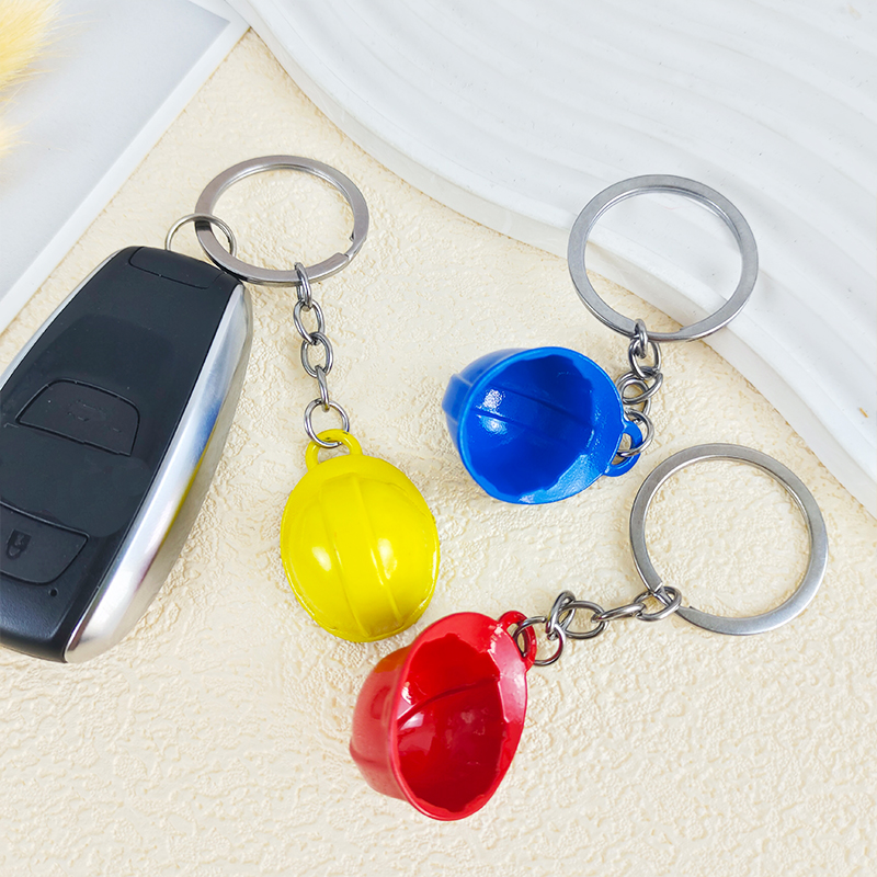 Creative Hard Hat Keychain Min - Heavy Equipment Keychain のレビューと価格