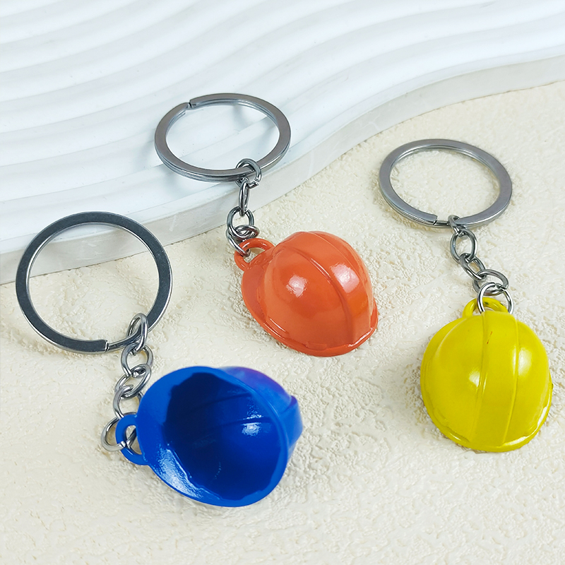 Creative Hard Hat Keychain Min - Heavy Equipment Keychain のレビューと価格