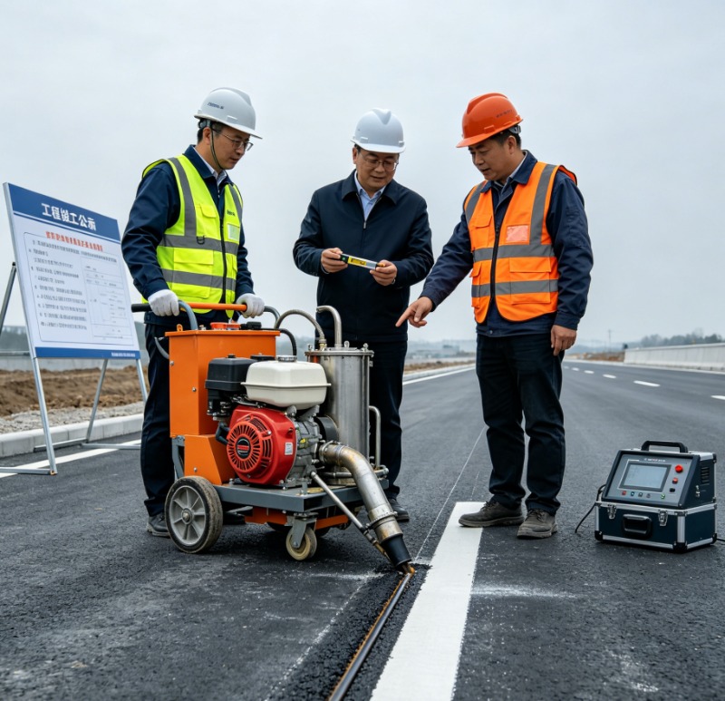 350L Towed Asphalt Crack Seali - Road Crack Sealing Machine のレビューと価格