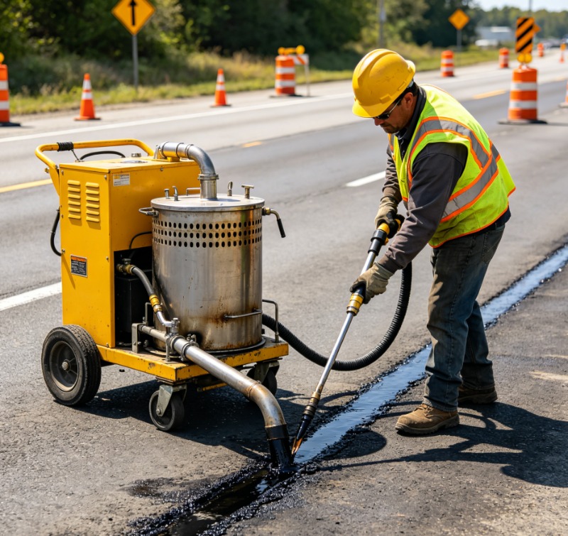 350L Towed Asphalt Crack Seali - Road Crack Sealing Machine のレビューと価格