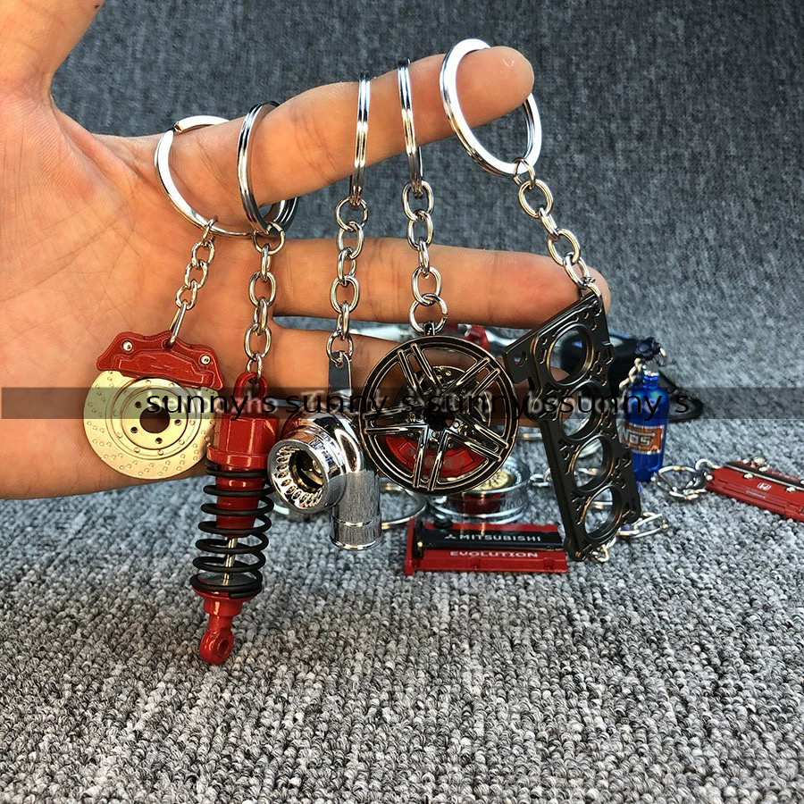Creative Unique Disc Brake Key - Heavy Equipment Keychain のレビューと価格
