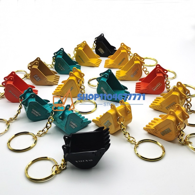 With Bucket Key Chain for Kobe - Heavy Equipment Keychain のレビューと価格