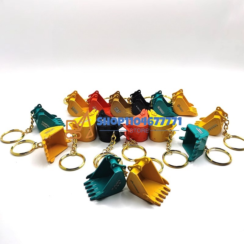 With Bucket Key Chain for Kobe - Heavy Equipment Keychain のレビューと価格