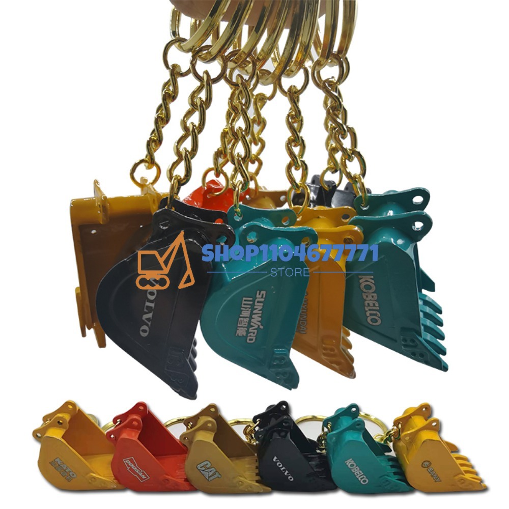 With Bucket Key Chain for Kobe - Heavy Equipment Keychain のレビューと価格