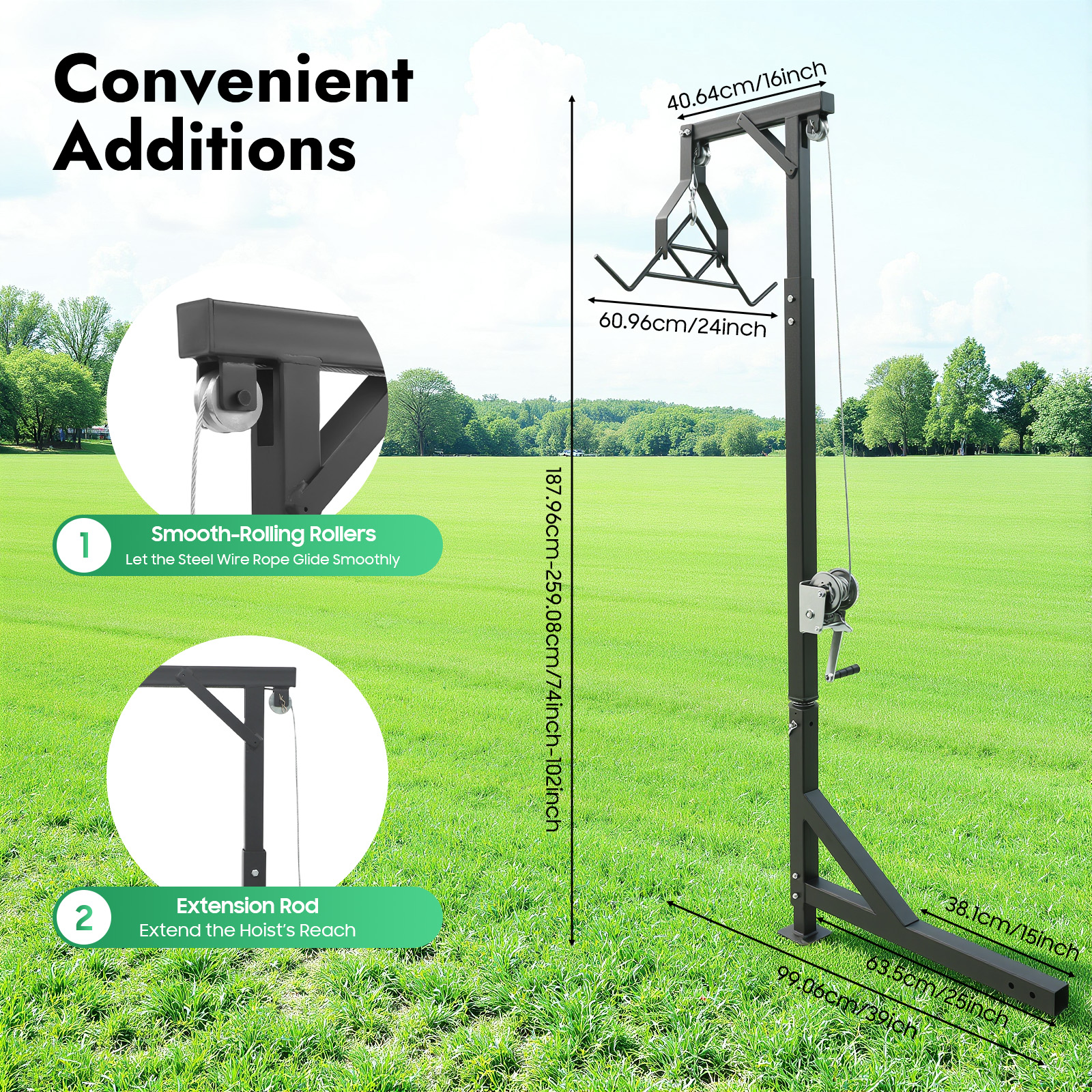 Deer Hoist 360° Rotatable Game - Heavy Equipment Game のレビューと価格