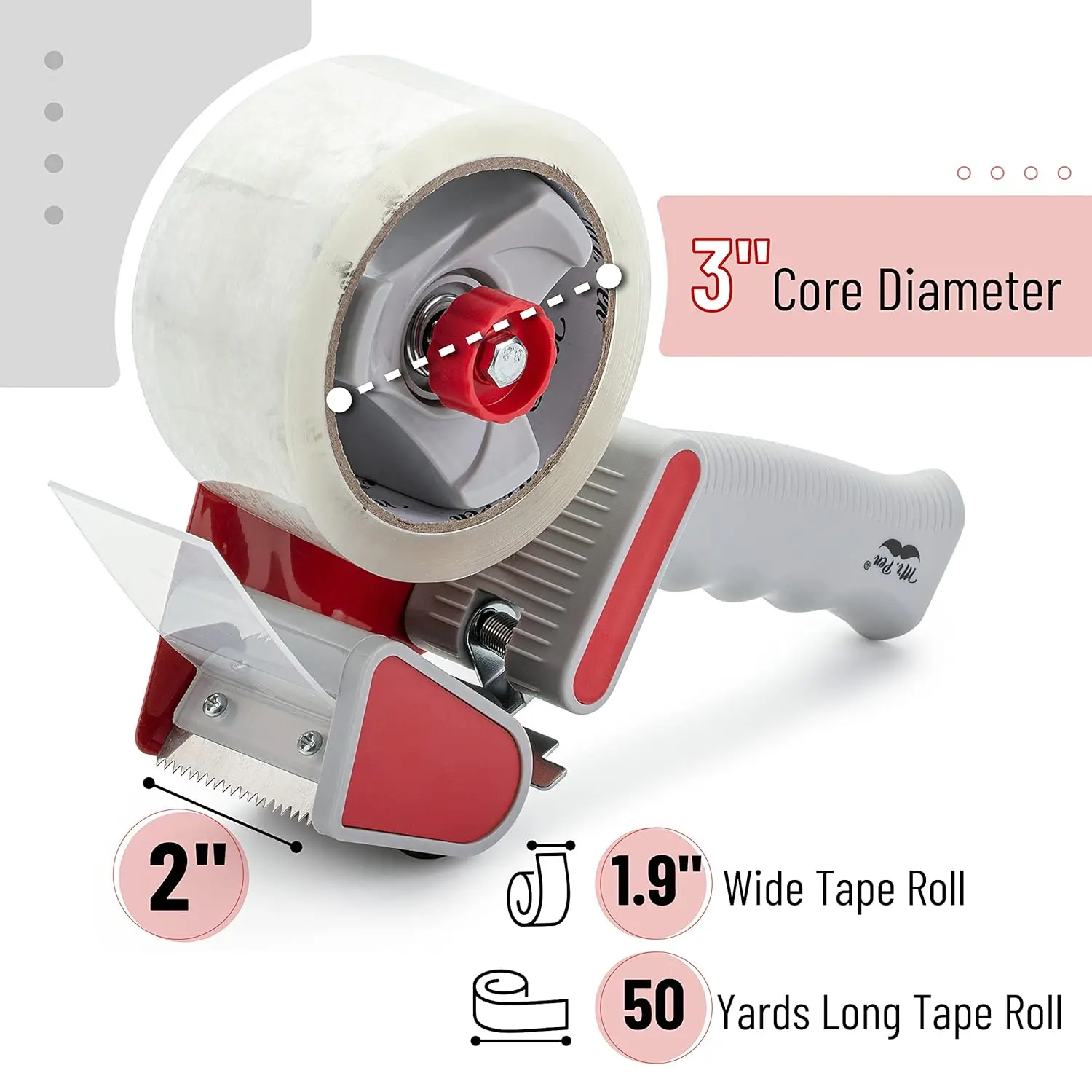 Heavy Duty Packing Tape Dispen - Heavy Equipment Bucket のレビューと価格