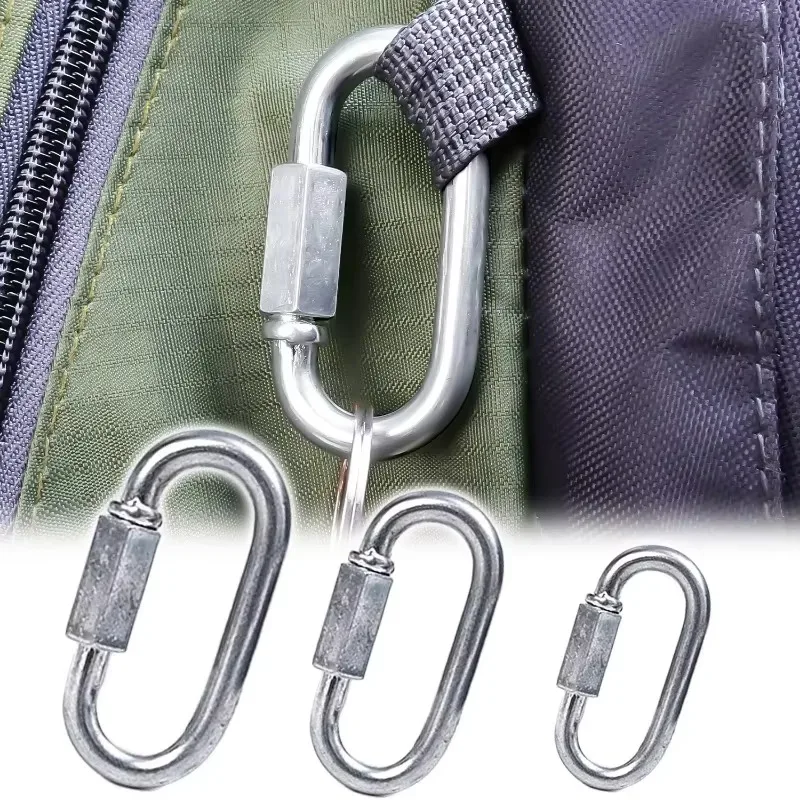10/5pcs Quick Link Ring Stainl - Heavy Equipment Keychain のレビューと価格
