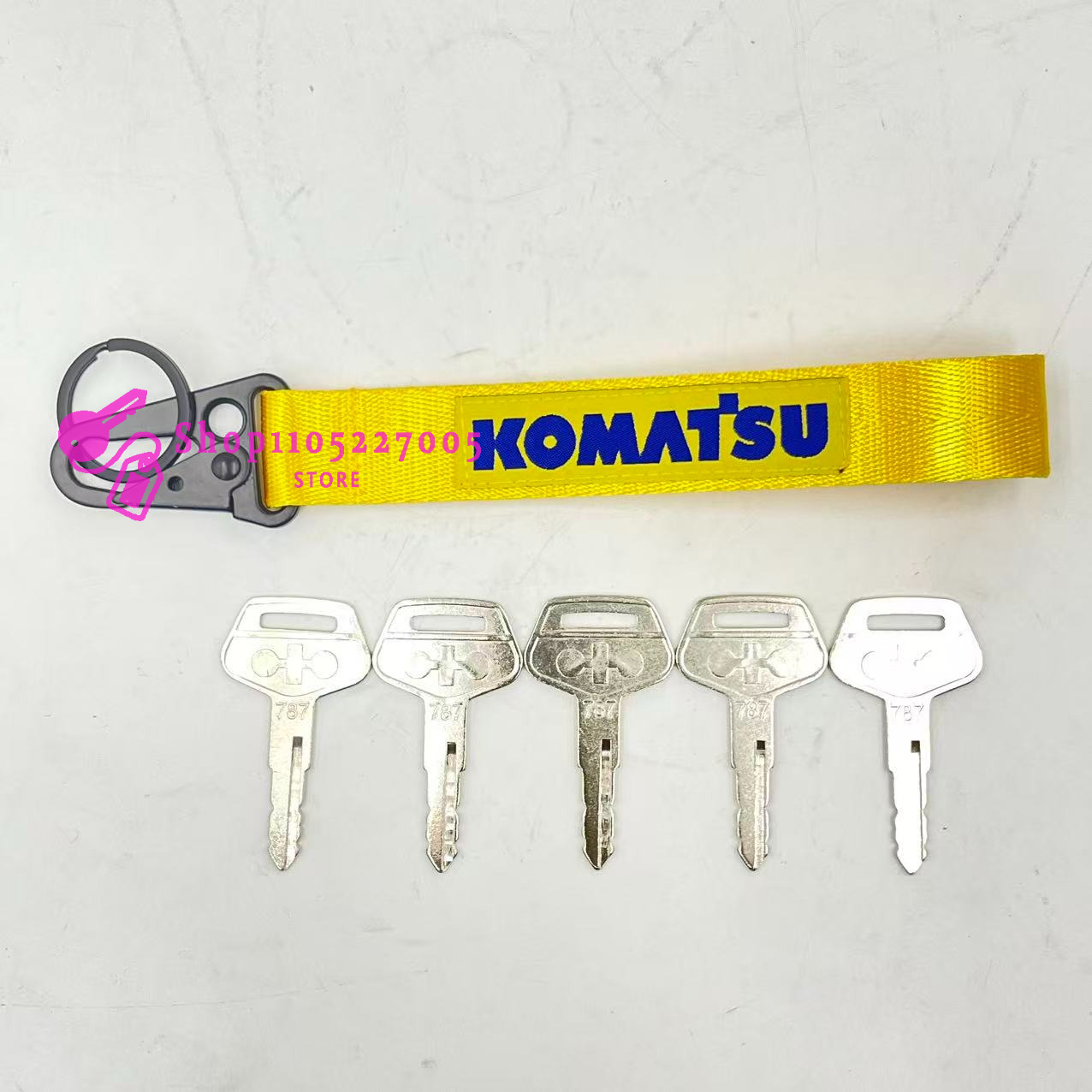 2/5/10PCS 787 Key for Komatsu  - Heavy Equipment Keychain のレビューと価格
