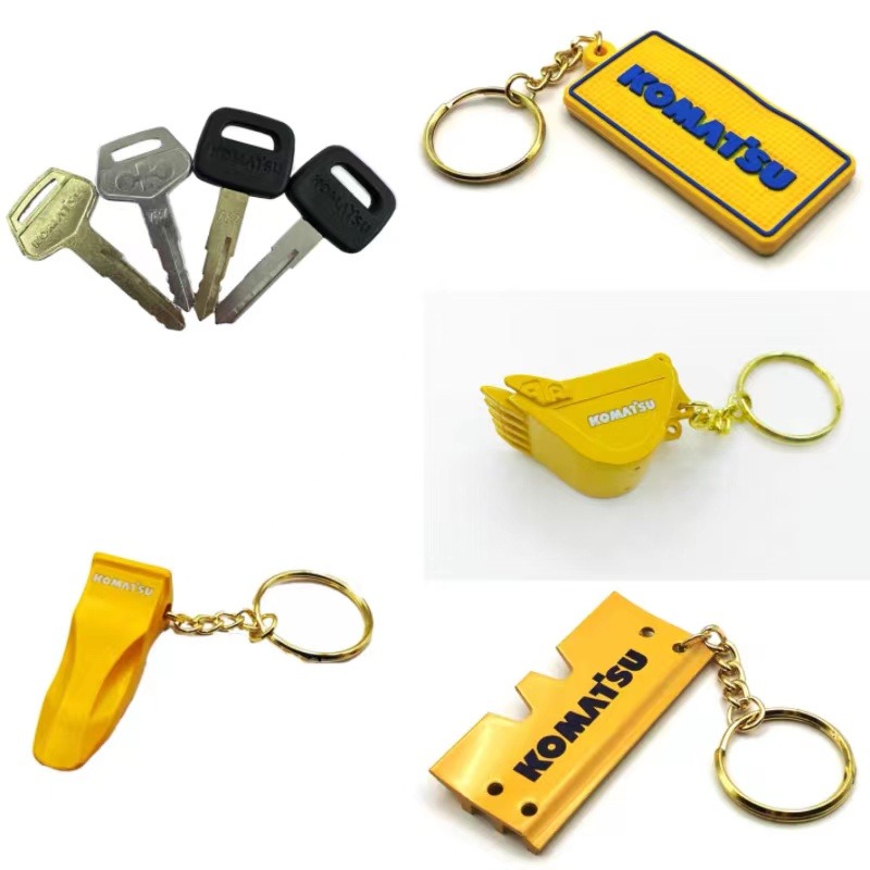 F0001 For komatsu Keychain PC- - Heavy Equipment Keychain のレビューと価格