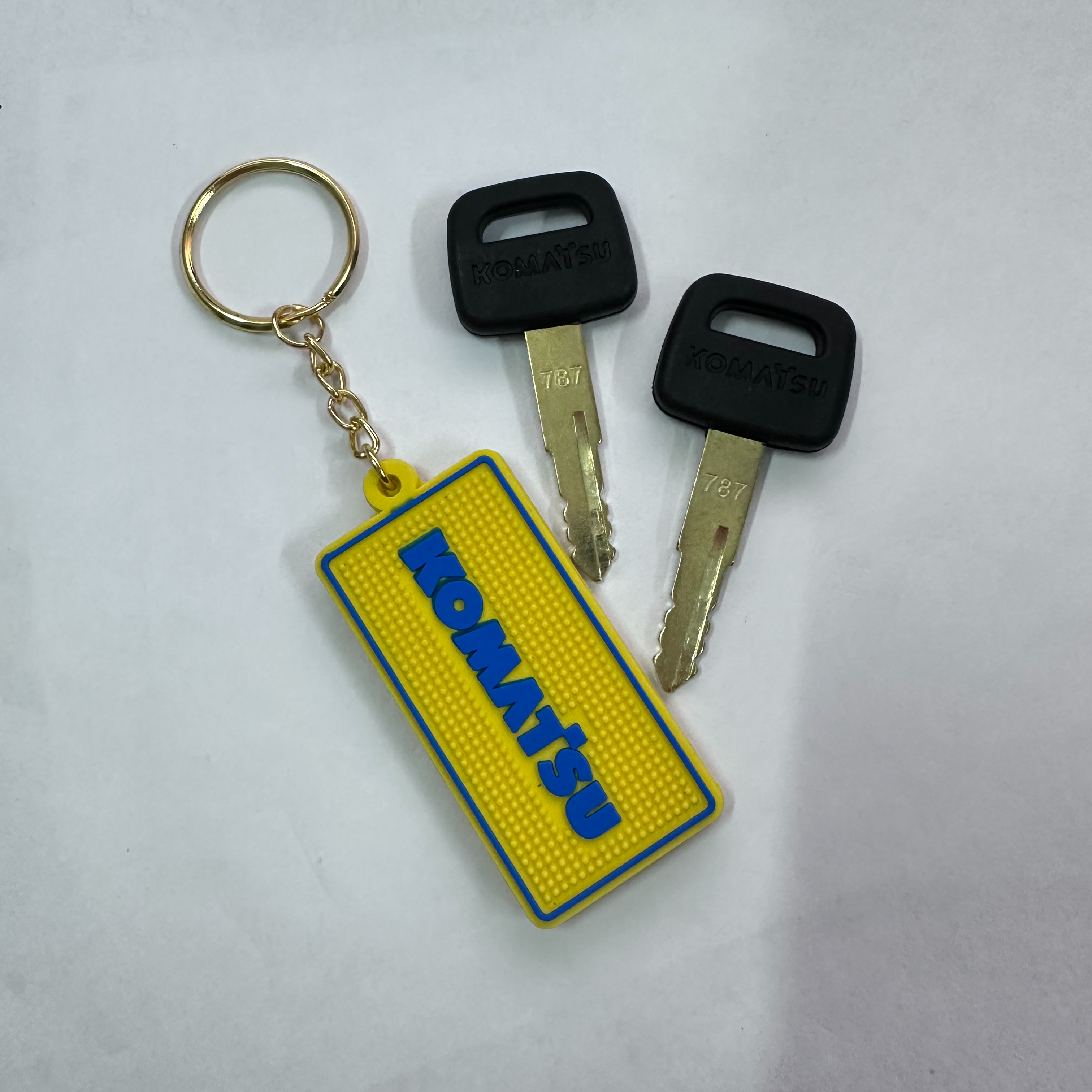 F0001 For komatsu Keychain PC- - Heavy Equipment Keychain のレビューと価格
