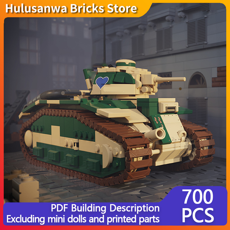 B1 French Heavy Tank Model MOC - Heavy Equipment Game のレビューと価格