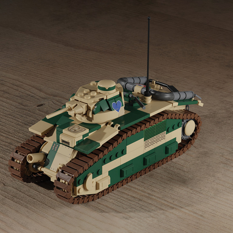 B1 French Heavy Tank Model MOC - Heavy Equipment Game のレビューと価格