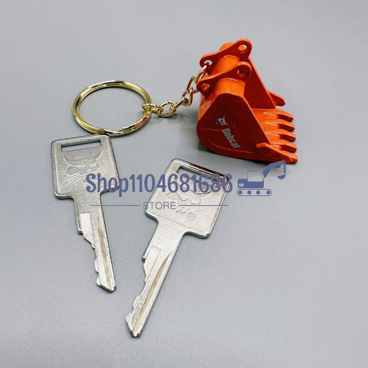 2pcs D250 Ignition Keys 669324 - Heavy Equipment Keychain のレビューと価格