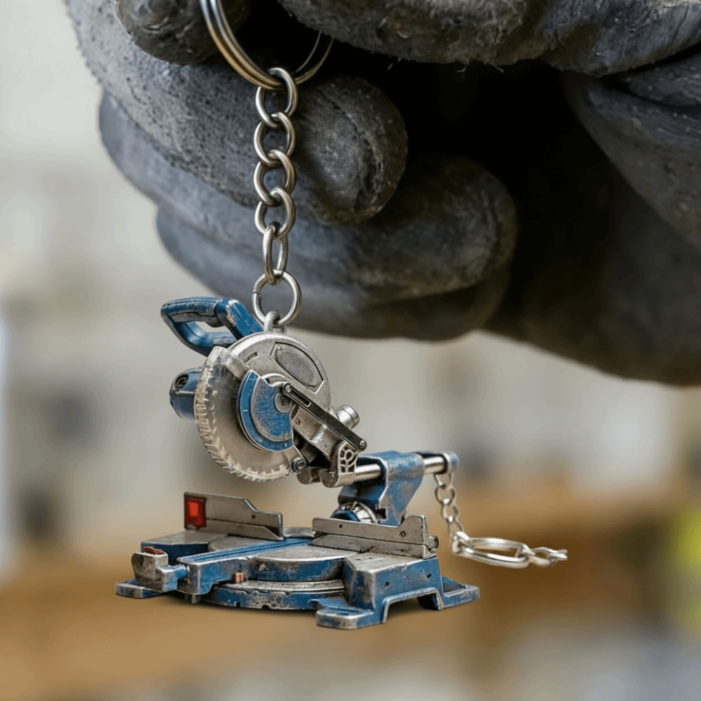 Resin Portable Chainsaw Keycha - Heavy Equipment Keychain のレビューと価格