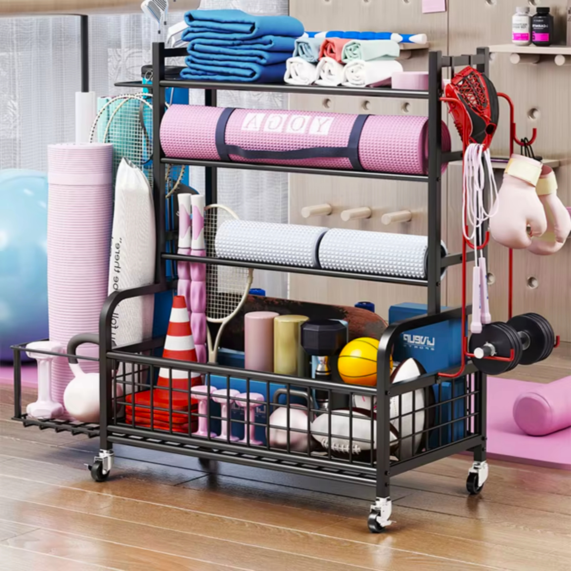 Blacksmith 4 Tier Storage Rack - Heavy Equipment In Kitchen のレビューと価格