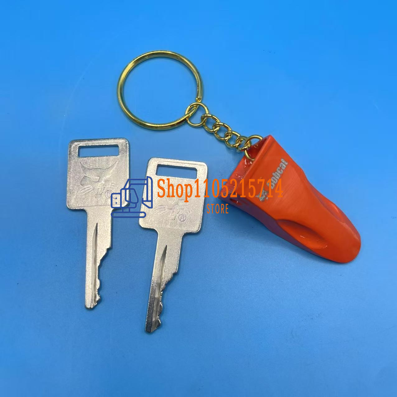 2pcs D250 Ignition Keys 669324 - Heavy Equipment Keychain のレビューと価格