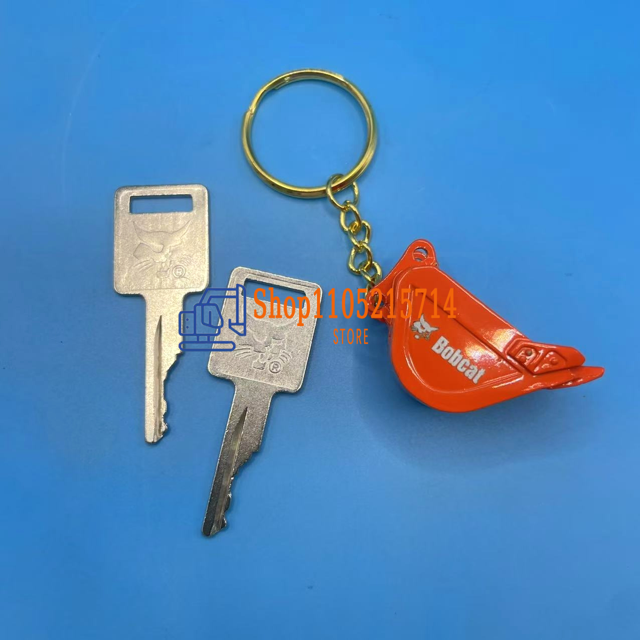 2pcs D250 Ignition Keys 669324 - Heavy Equipment Keychain のレビューと価格